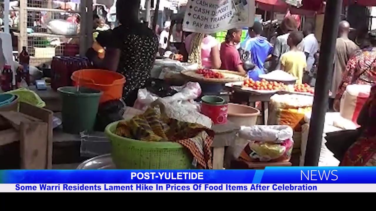 POST-YULETIDE: Some Warri Residents Lament Hike In Prices Of Food Items After Celebration