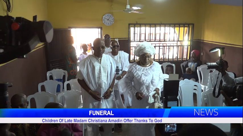 FUNERAL: Children Of Late Madam Christiana Amadin Offer Thanks To God