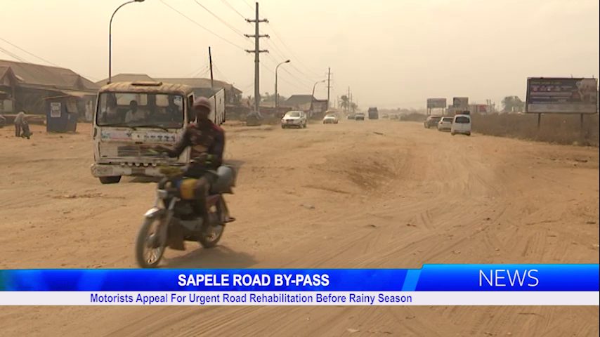 SAPELE ROAD BY-PASS: Motorists Appeal For Urgent Road Rehabilitation Before Rainy Season