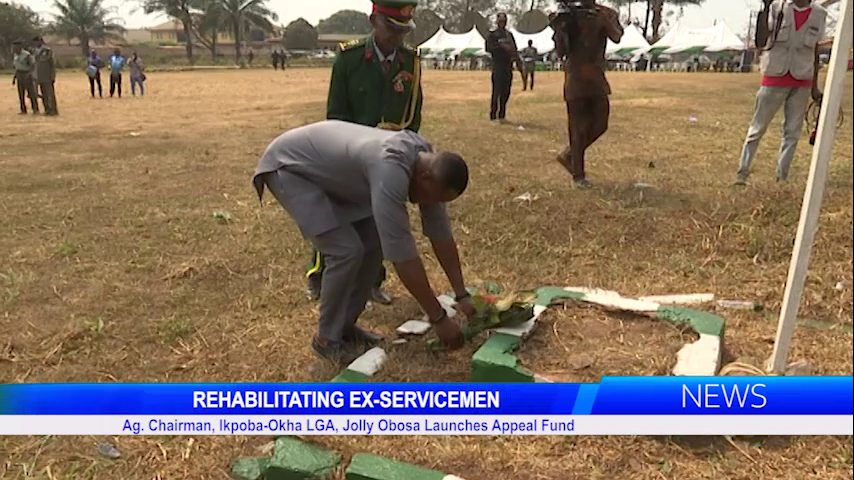 Ag. Chairman, Ikpoba-Okha LGA, Jolly Obosa Launches Appeal Fund For Rehabilitating Ex-Servicemen