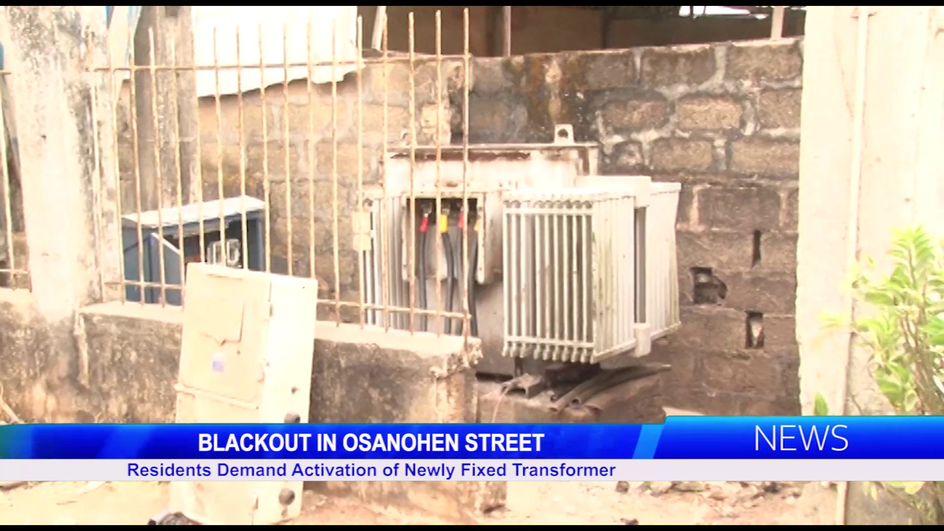 BLACKOUT IN OSANOHEN STREET: Residents Demand Activation of Newly Fixed Transformer