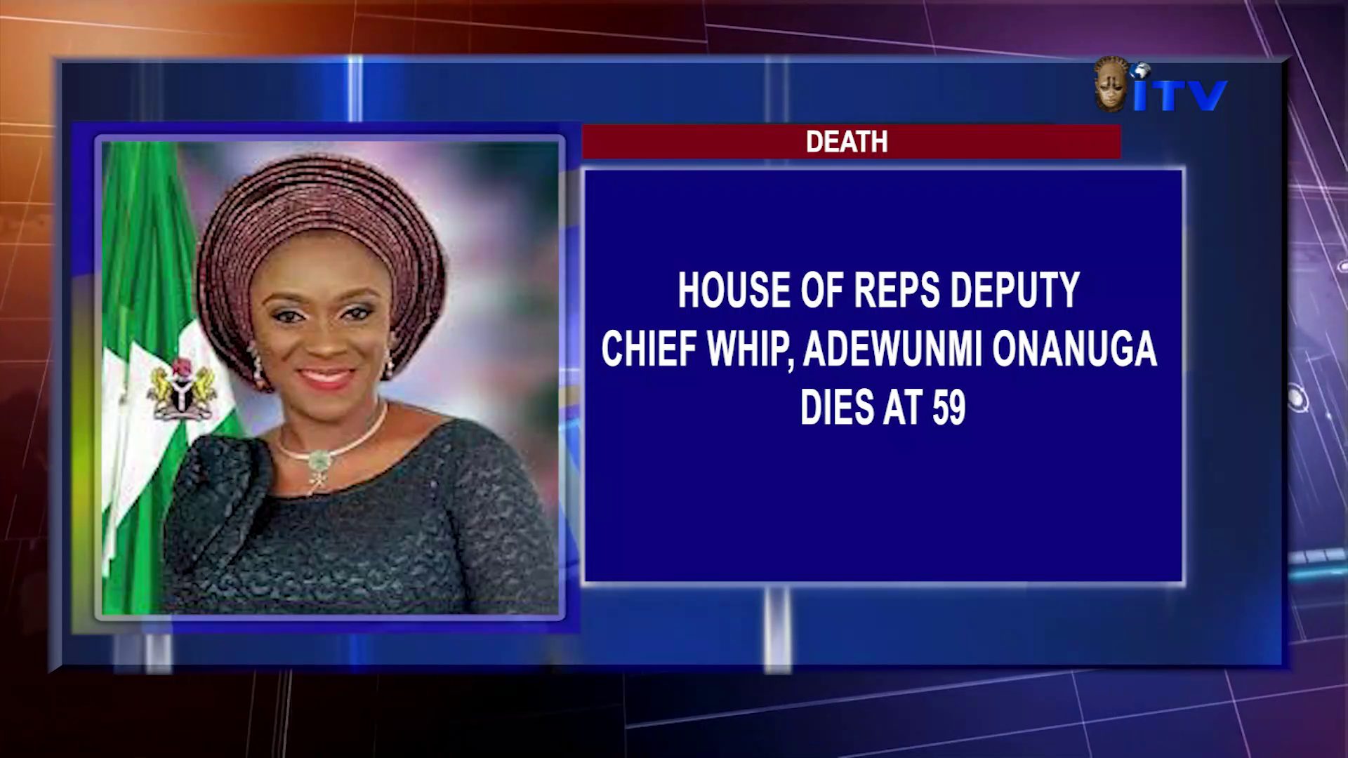 Death: House Of Reps Deputy Chief Whip, Adewunmi Onanuga Dies At 59