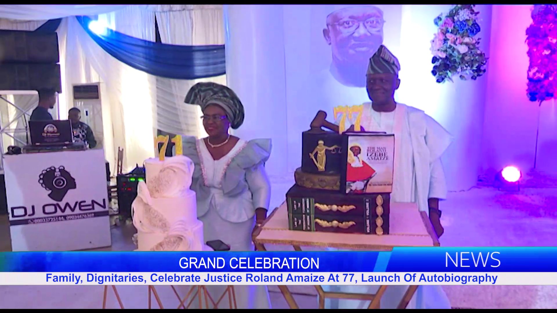 Family, Dignitaries, Celebrate Justice Roland Amaize At 77, Launch Of Autobiography