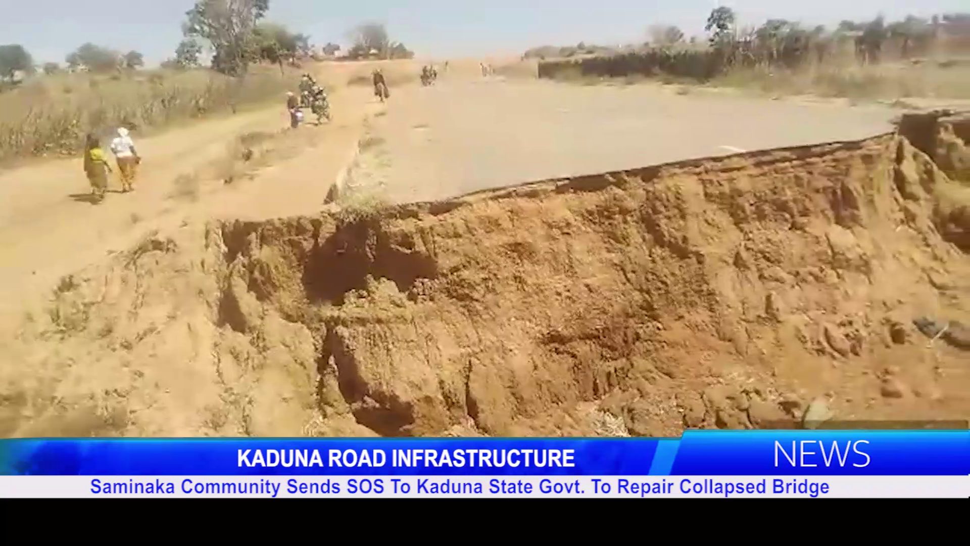 Saminaka Community Sends SOS To Kaduna State Govt. To Repair Collapsed Bridge