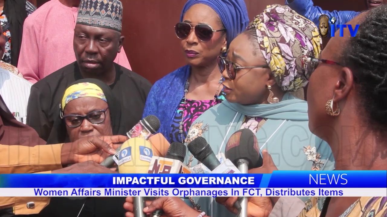 Impactful Governance: Women Affairs Minister Visits Orphanages In FCT, Distributes Items