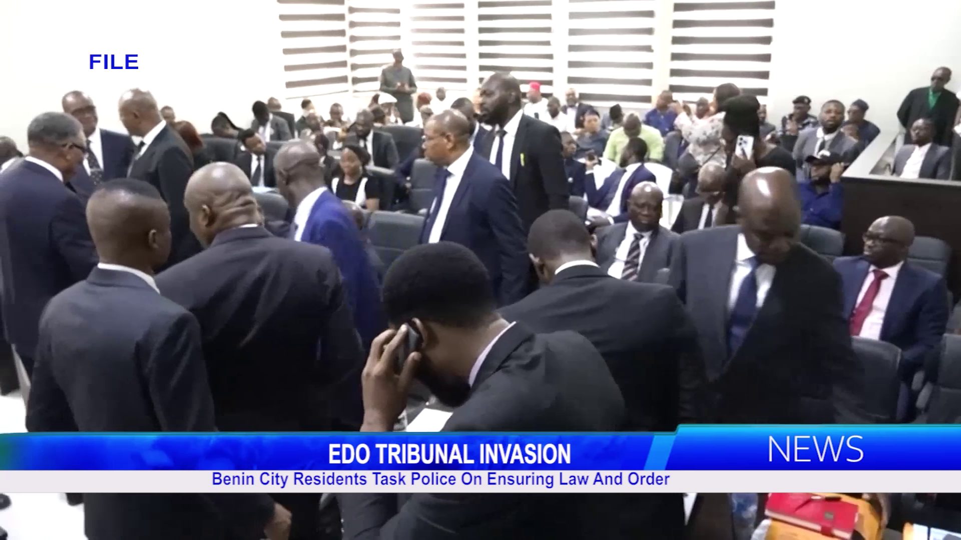 EDO TRIBUNAL INVASION: Benin City Residents Task Police On Ensuring Law And Order