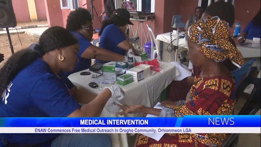 ENAW Commences Free Medical Outreach In Orogho Community, Orhionmwon LGA