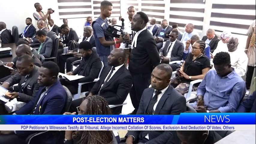 PDP Petitioner’s Witnesses Testify At Tribunal, Allege Incorrect Collation Of Scores, Exclusion And Deduction Of Votes, Others