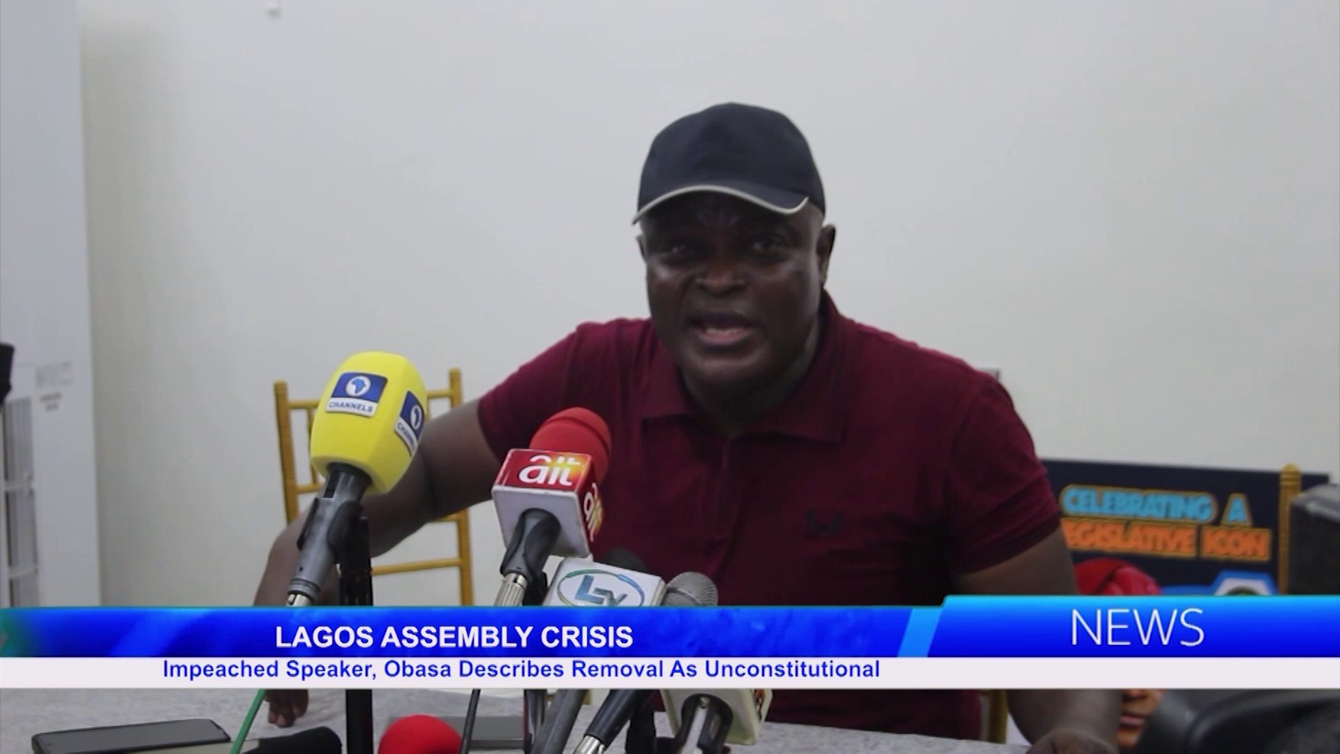 Lagos Assembly Crisis: Impeached Speaker, Obasa Describes Removal As Unconstitutional