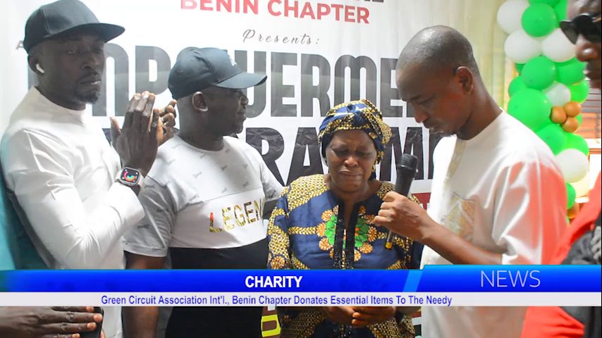 CHARITY: Green Circuit Association Int’l., Benin Chapter Donates Essential Items To The Needy