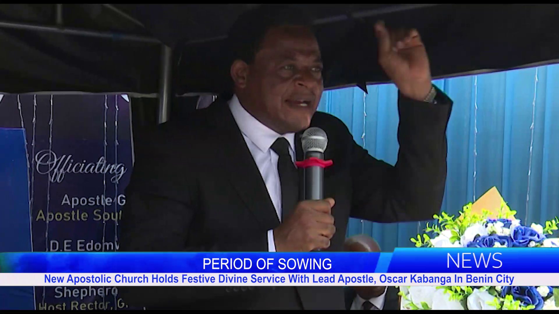 New Apostolic Church Holds Festive Divine Service With Lead Apostle, Oscar Kabanga In Benin City