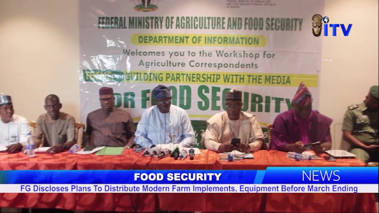 FG Discloses Plans To Distribute Modern Farm Implements, Equipment Before March Ending