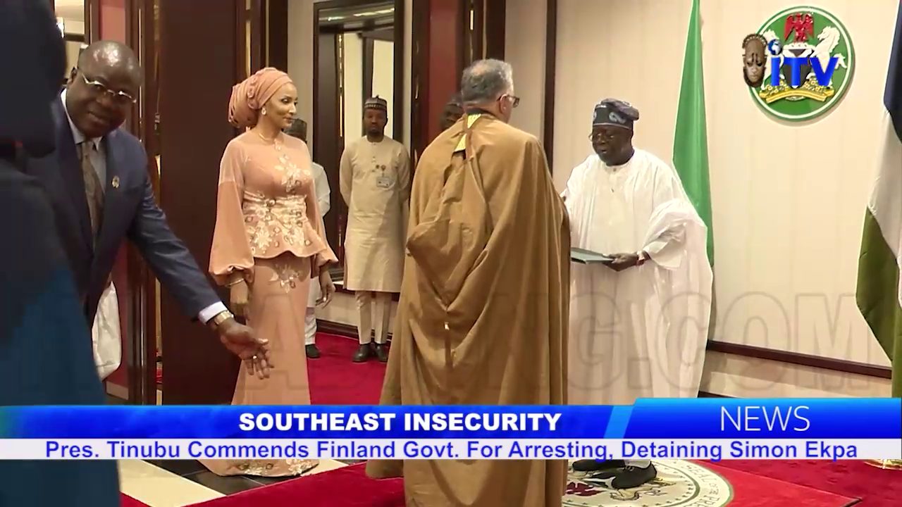 Southeast Insecurity: Pres. Tinibu Commends Finland Govt. For Arresting, Detaining Simon Ekpa