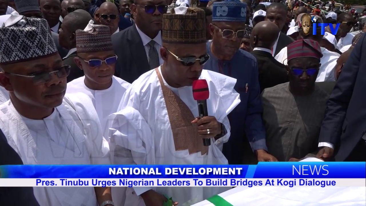 National Development: Pres, Tinubu Urges Nigerian Leaders To Build Bridges At Kogi Dialogue