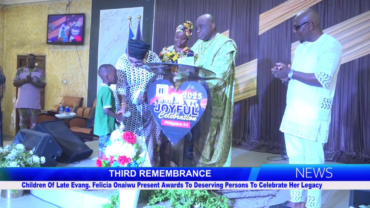 THIRD REMEMBRANCE: Children Of Late Evang. Felicia Onaiwu Present Awards To Deserving Persons To Celebrate Her Legacy