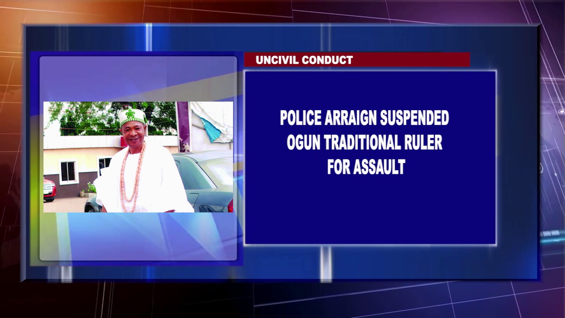 Police Arraign Suspended Ogun Traditional Ruler