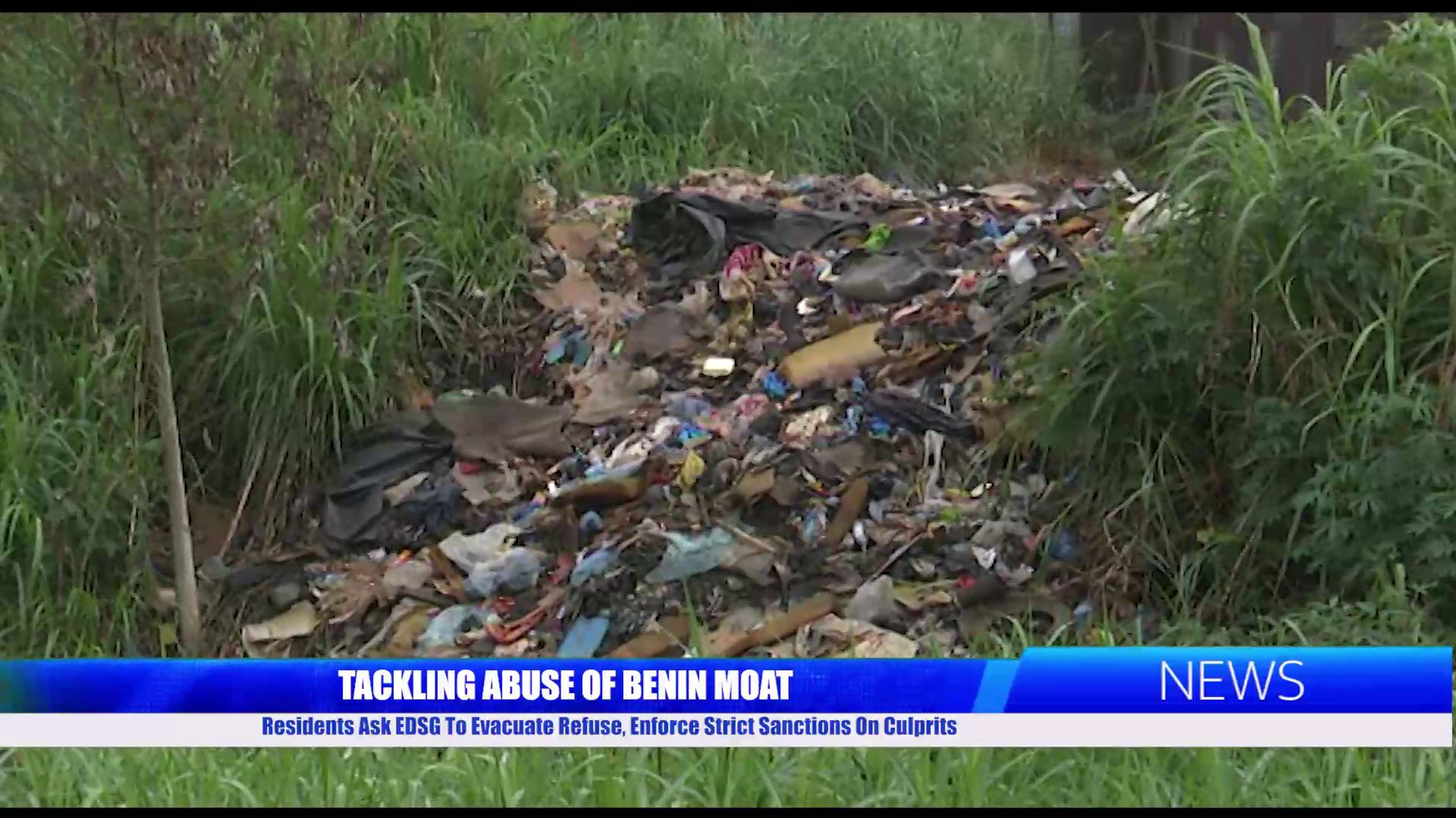 TACKLING ABUSE OF BENIN MOAT: Residents Ask EDSG To Evacuate Refuse, Enforce Strict Sanctions On Culprits