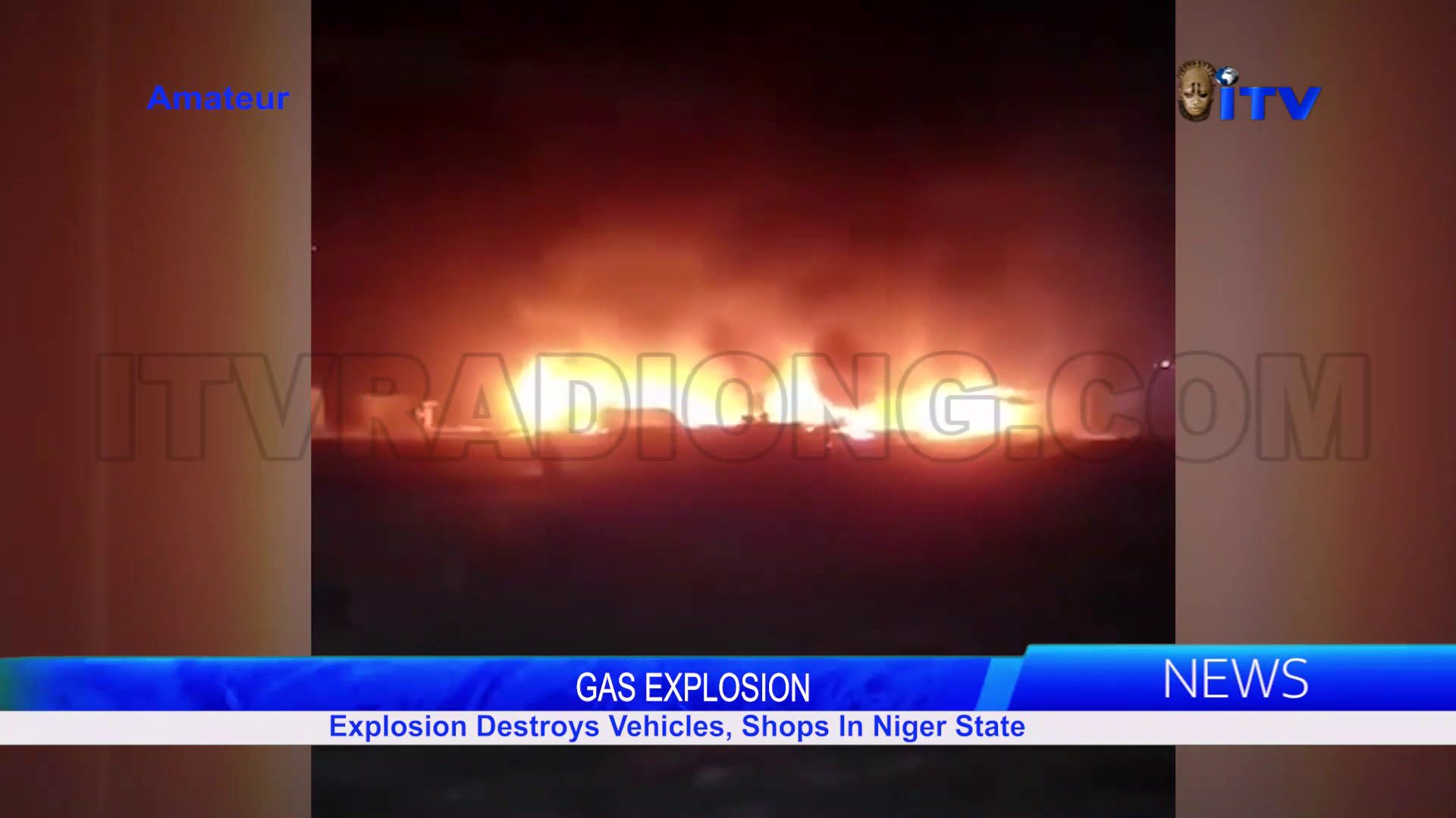 GAS EXPLOSION: Explosion Destroys Vehicles, Shops In Niger State