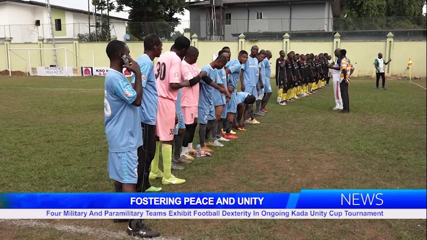 Four Military And Paramilitary Teams Exhibit Football Dexterity In Ongoing Kada Unity Cup Tournament