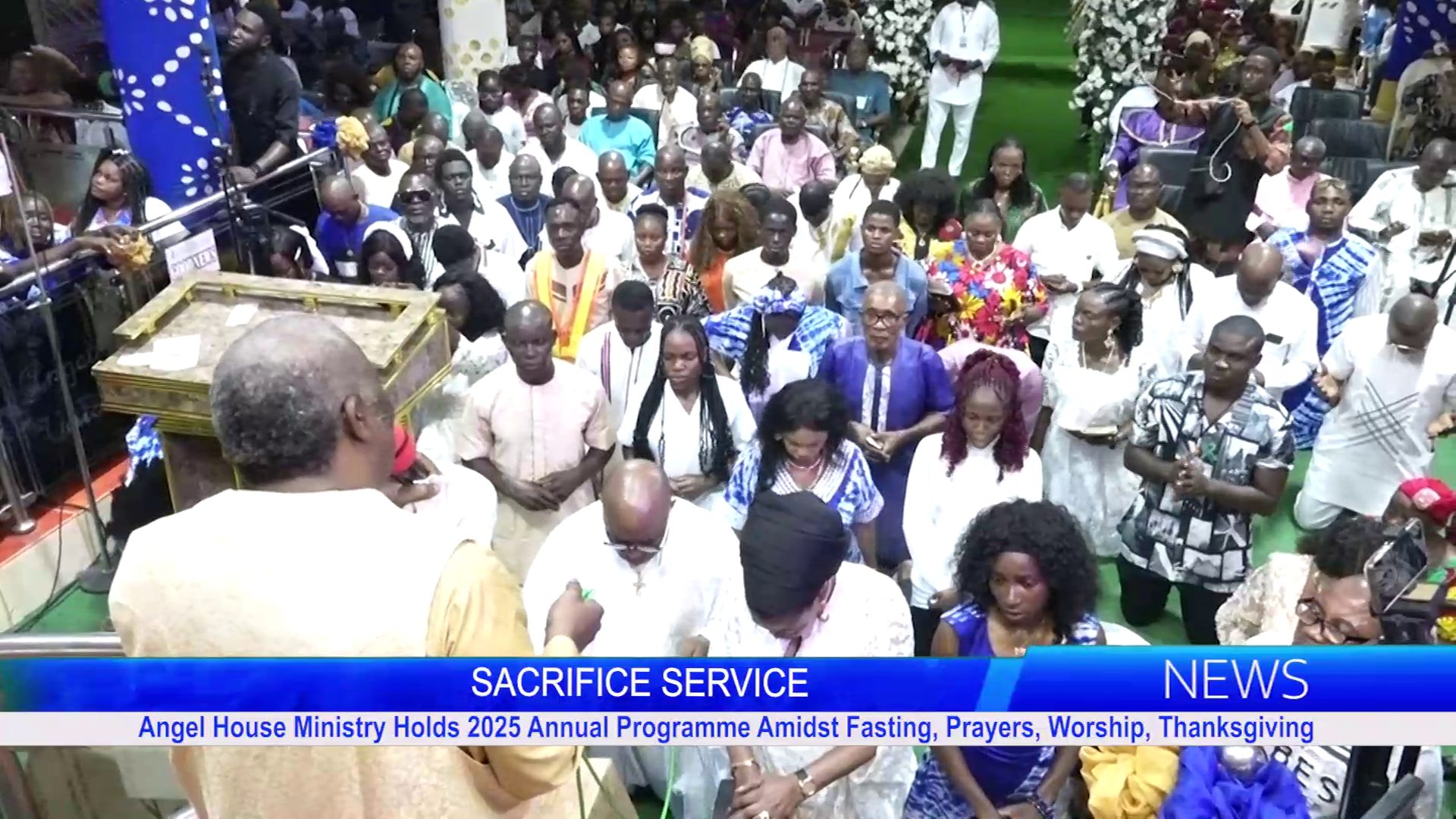 Angel House Ministry Holds 2025 Annual Programme Amidst Fasting, Prayers, Worship, Thanksgiving