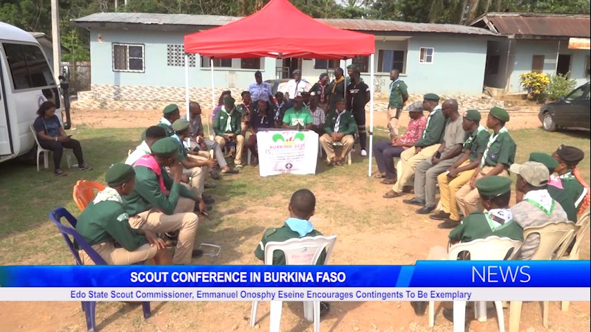 Edo State Scout Commissioner, Emmanuel Onosphy Eseine Encourages Contingents To Be Exemplary