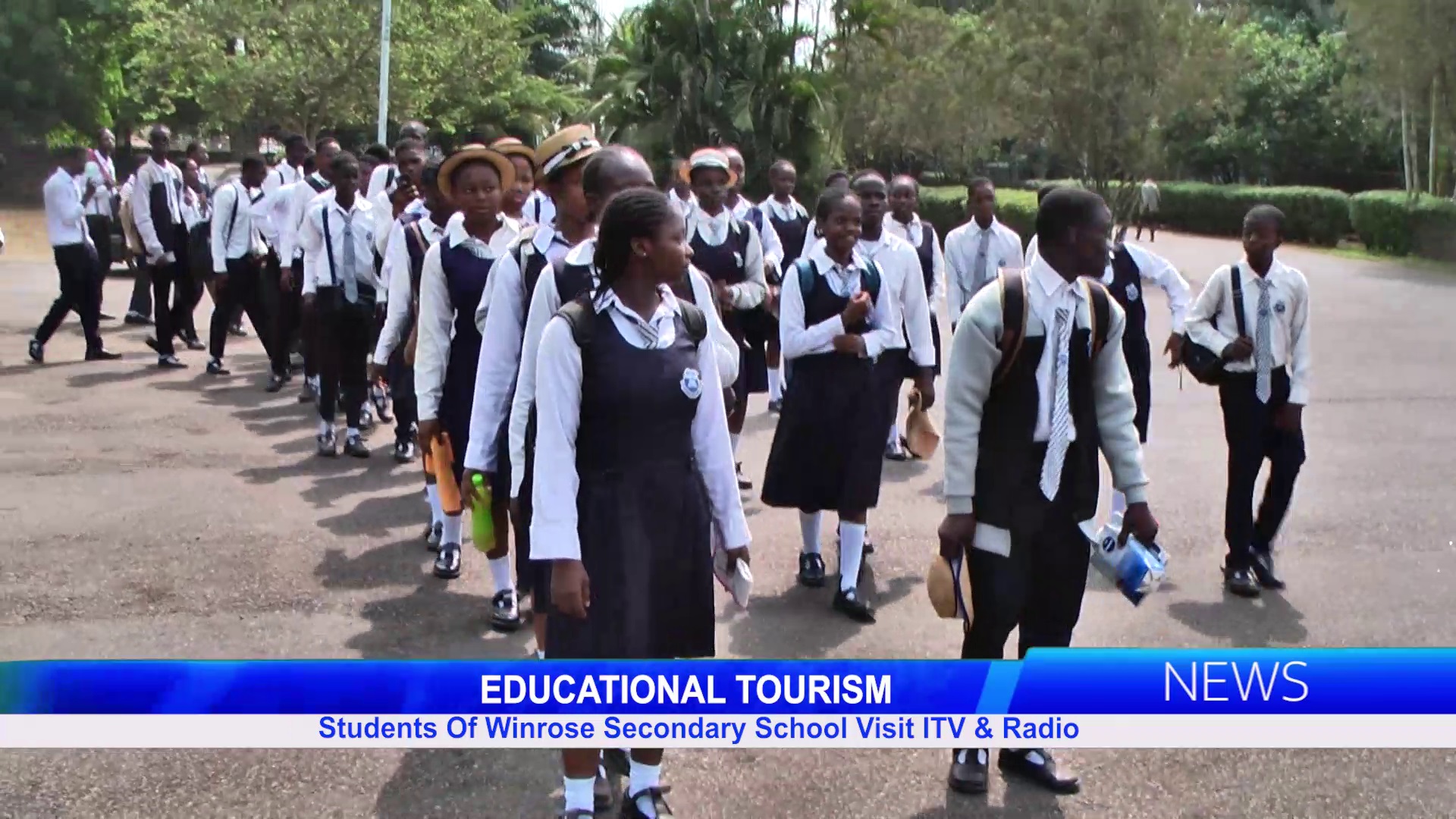 Students Of Winrose Secondary School Visit ITV & Radio On Excursion