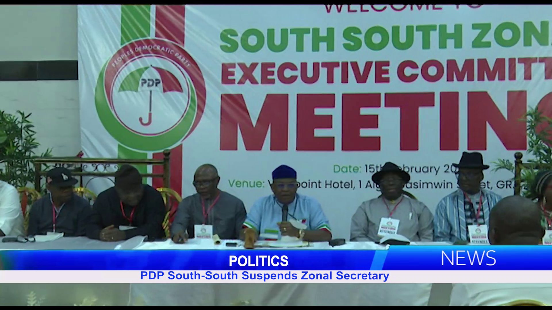 POLITICS: PDP South-South Suspends Zonal Secretary