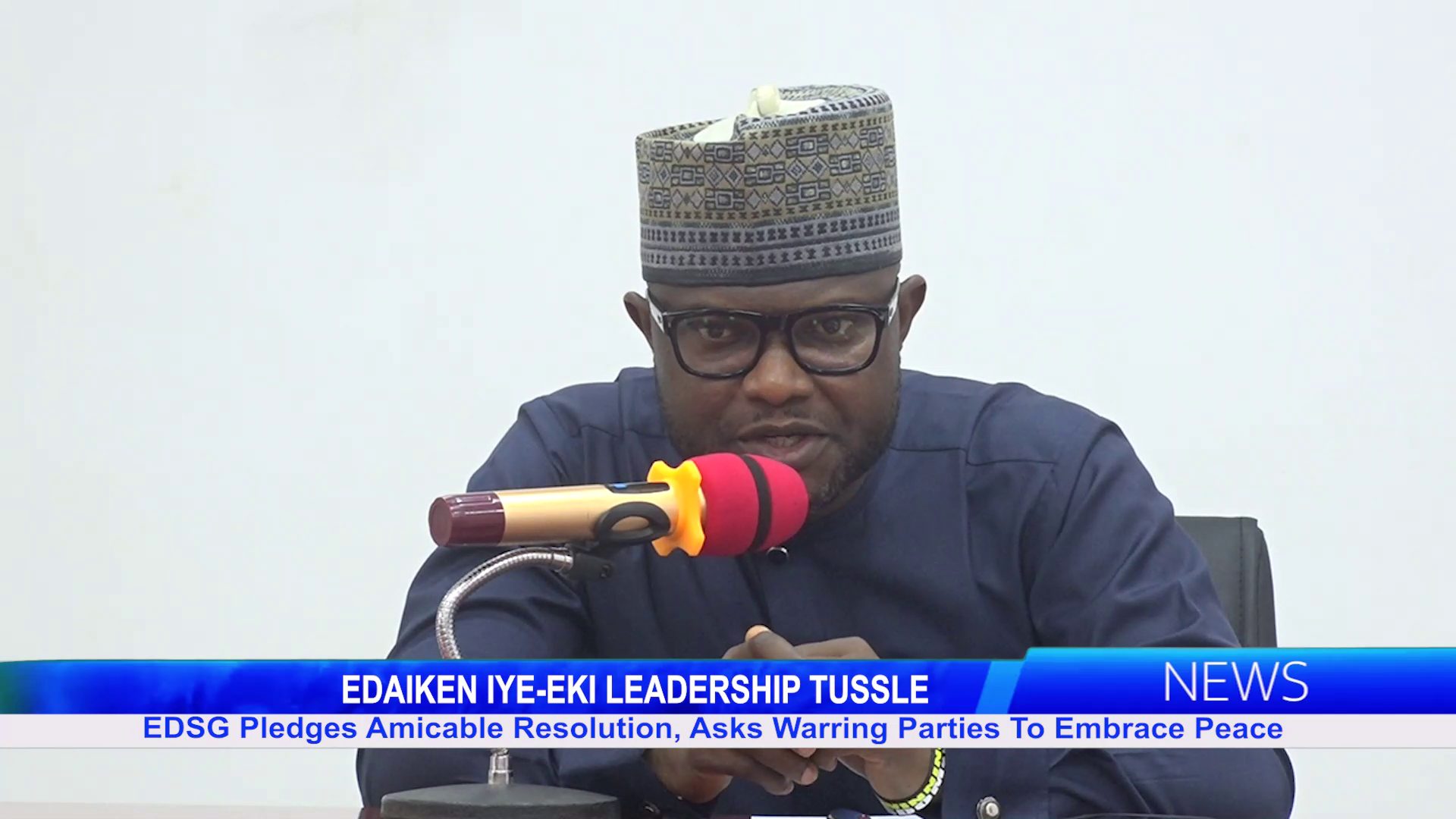 EDAIKEN IYE-EKI LEADERSHIP TUSSLE: EDSG Pledges Amicable Resolution, Asks Warring Parties To Embrace Peace