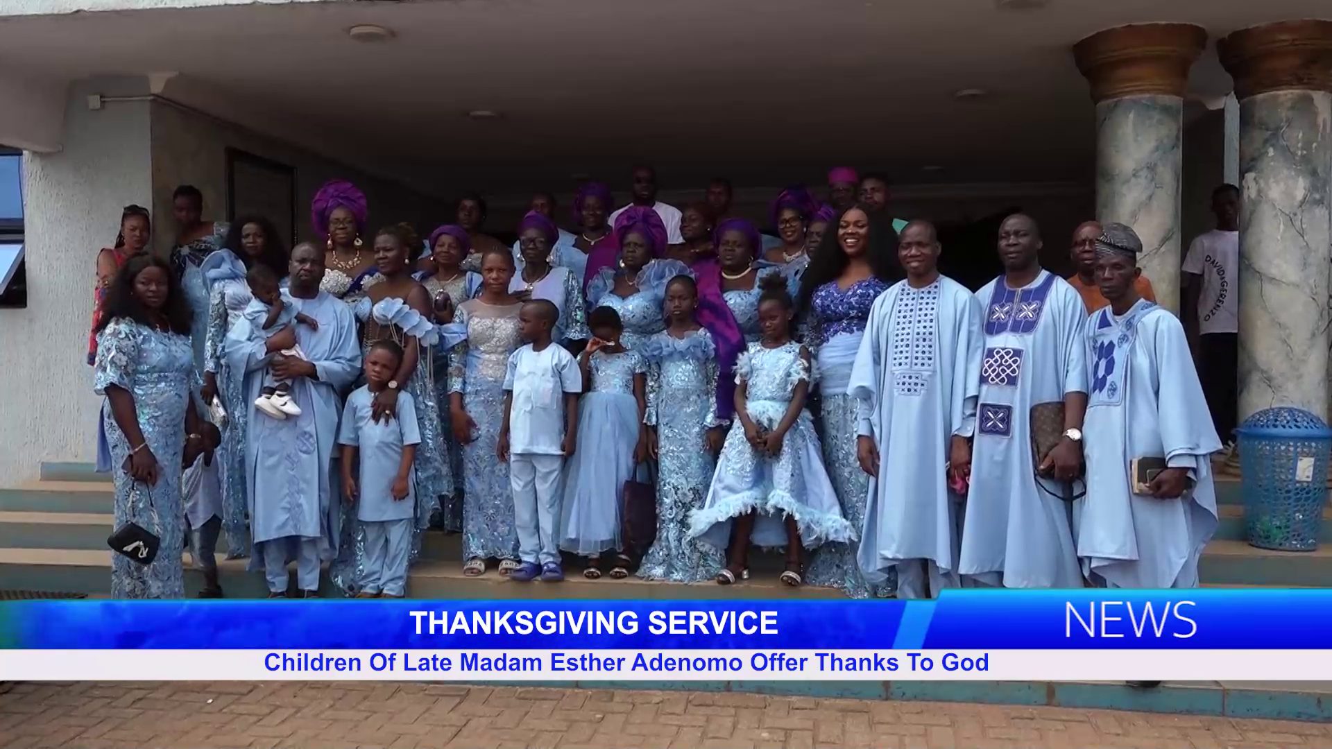 Children Of Late Madam Esther Adenomo Offer Thanks To God For The Successful Burial Of Their Mother