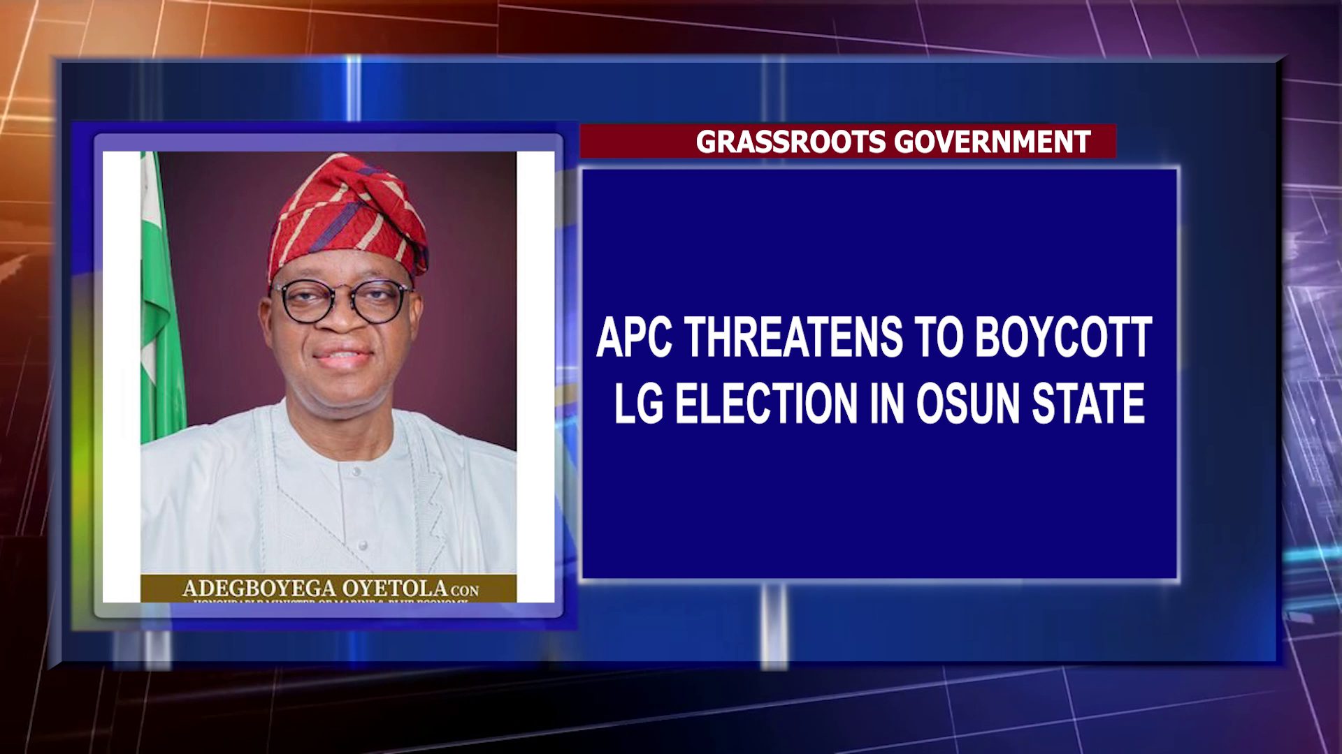 APC Threatens To Boycott LG Election In Osun State