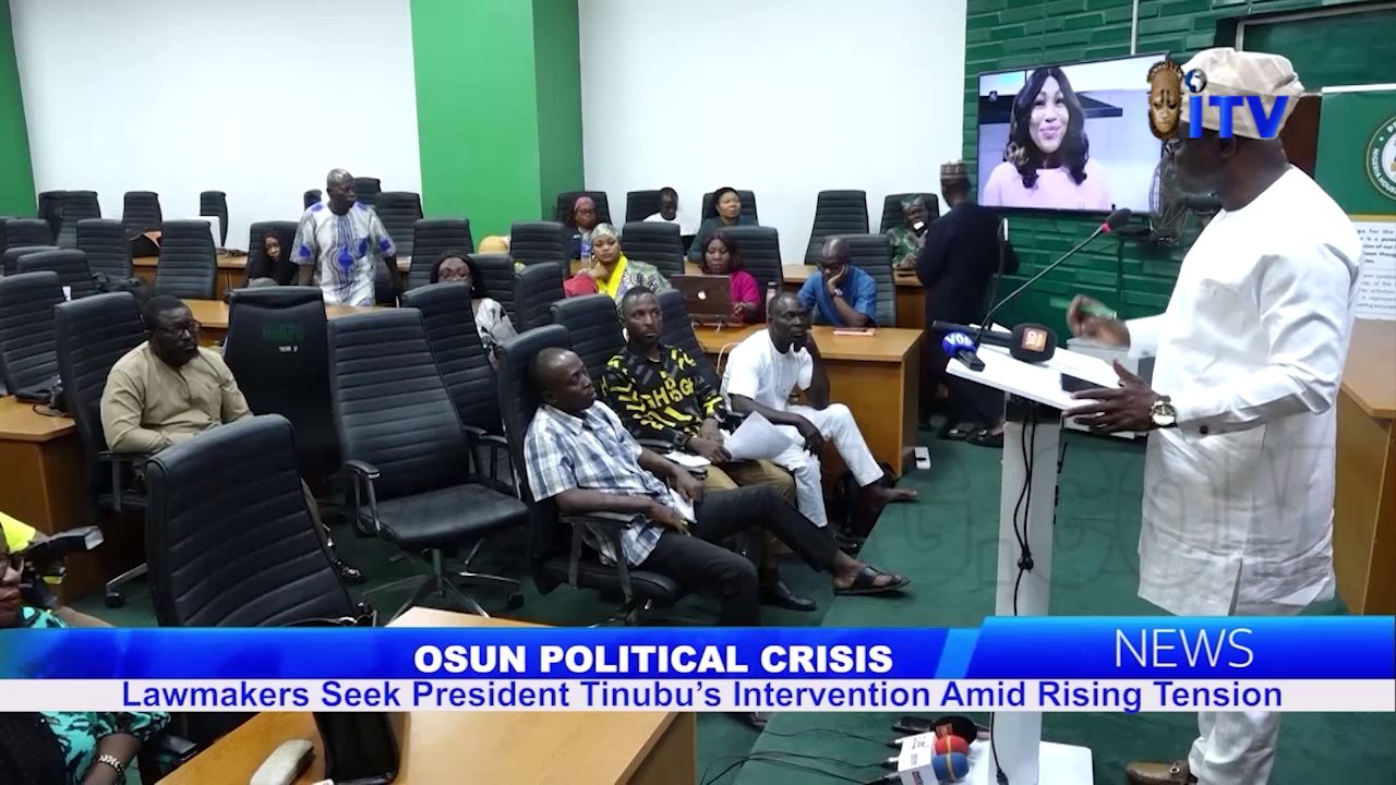 Osun Political Crisis: Lawmakers Seek Pres. Tinubu’s Intervention Amid Rising Tension