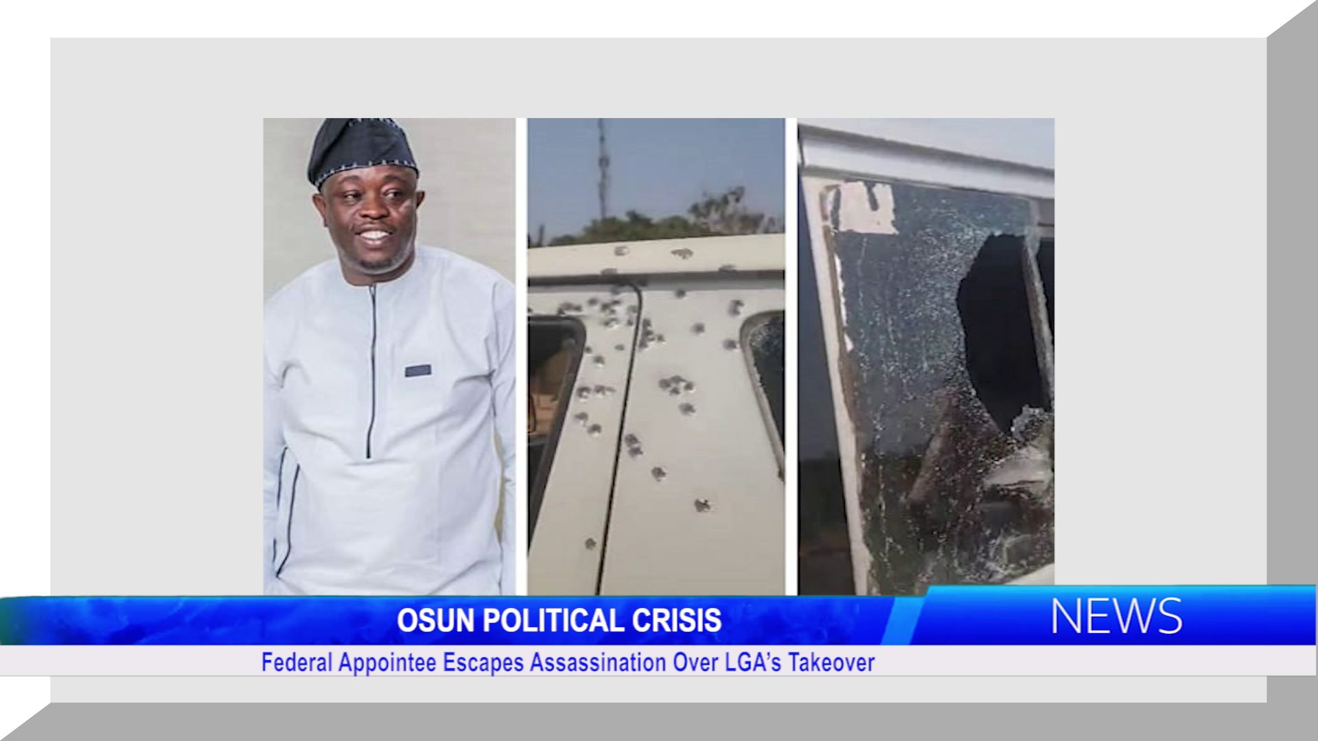 Federal Appointee Escapes Assassination Over LGA’s Takeover