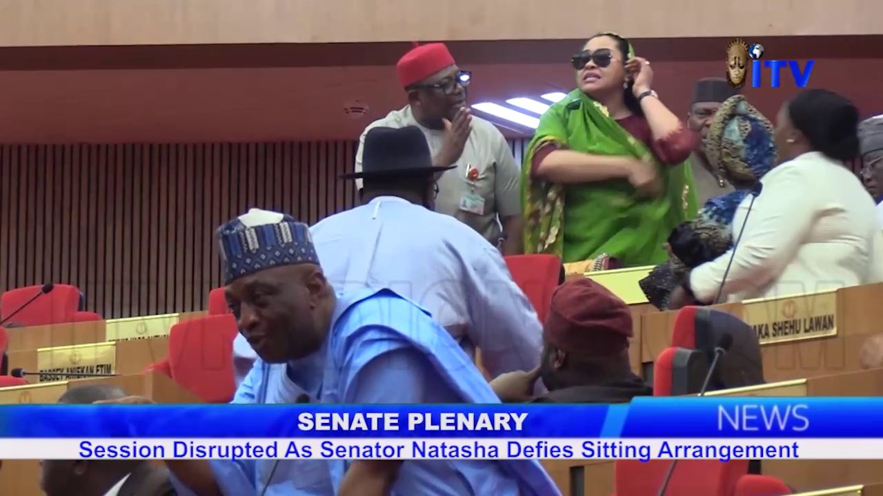 Senate Plenary: Session Disrupted As Senator Natasha Defies Sitting Arrangement