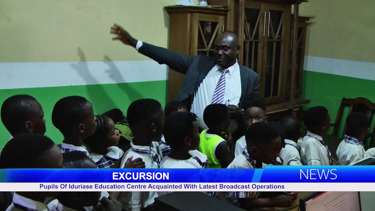 EXCURSION: Pupils Of Iduriase Education Centre Acquainted With Latest Broadcast Operations