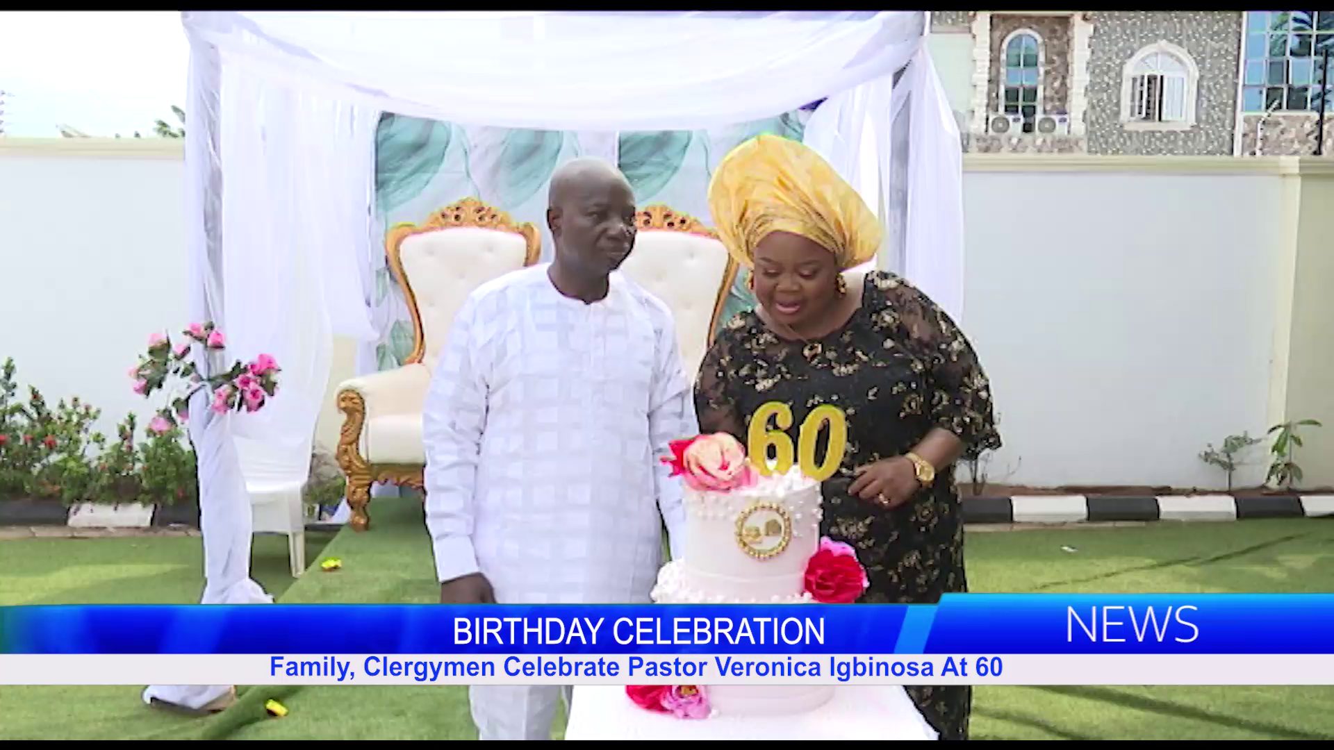 BIRTHDAY CELEBRATION: Family, Clergymen Celebrate Pastor Veronica Igbinosa At 60