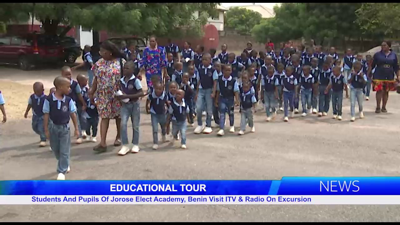 Students And Pupils Of Jorose Elect Academy, Benin Visit ITV & Radio On Excursion