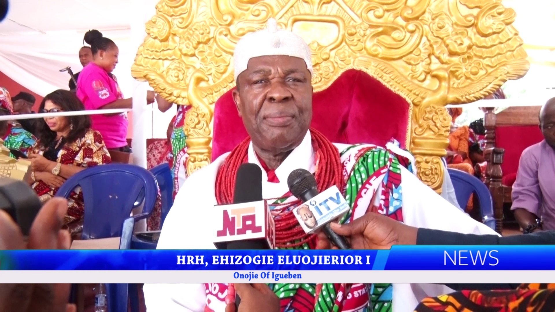 Onojie Of Igueben, HRH, Ehizogie Eluojierior 1 Celebrates 40 Years On The Throne