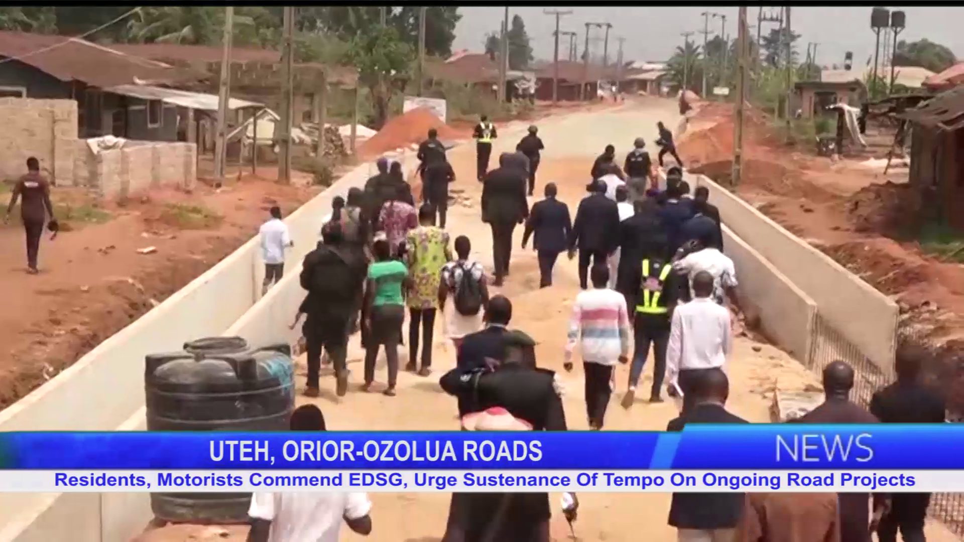 UTEH, ORIOR-OZOLUA ROADS: Residents, Motorists Commend EDSG, Urge Sustenance Of Tempo On Ongoing Road Projects