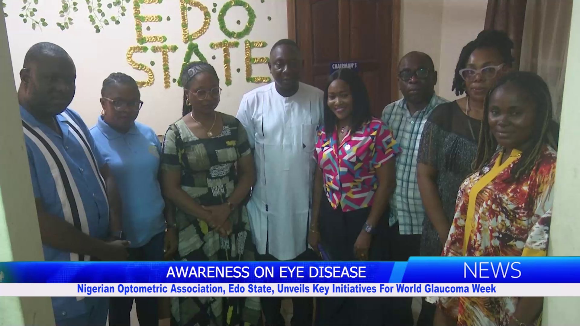 Nigerian Optometric Association, Edo State, Unveils Key Initiatives For World Glaucoma Week