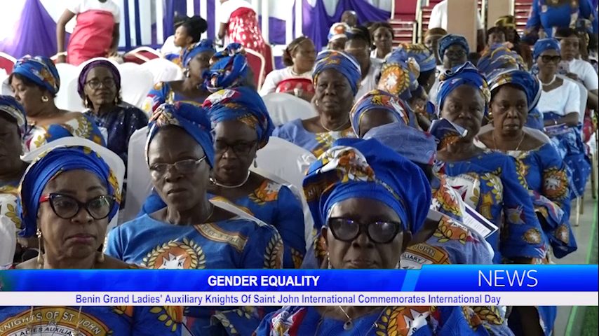 Benin Grand Ladies’ Auxiliary Knights Of Saint John International Commemorates International Day