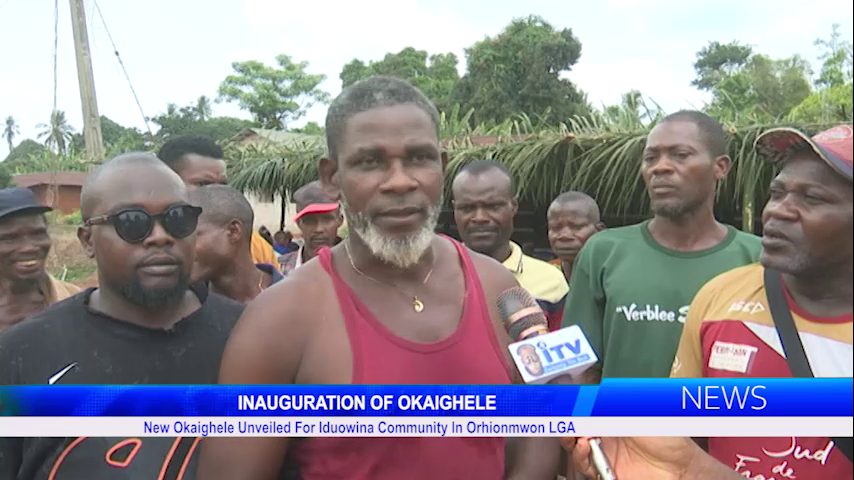 New Okaighele Unveiled For Iduowina Community In Orhionmwon LGA