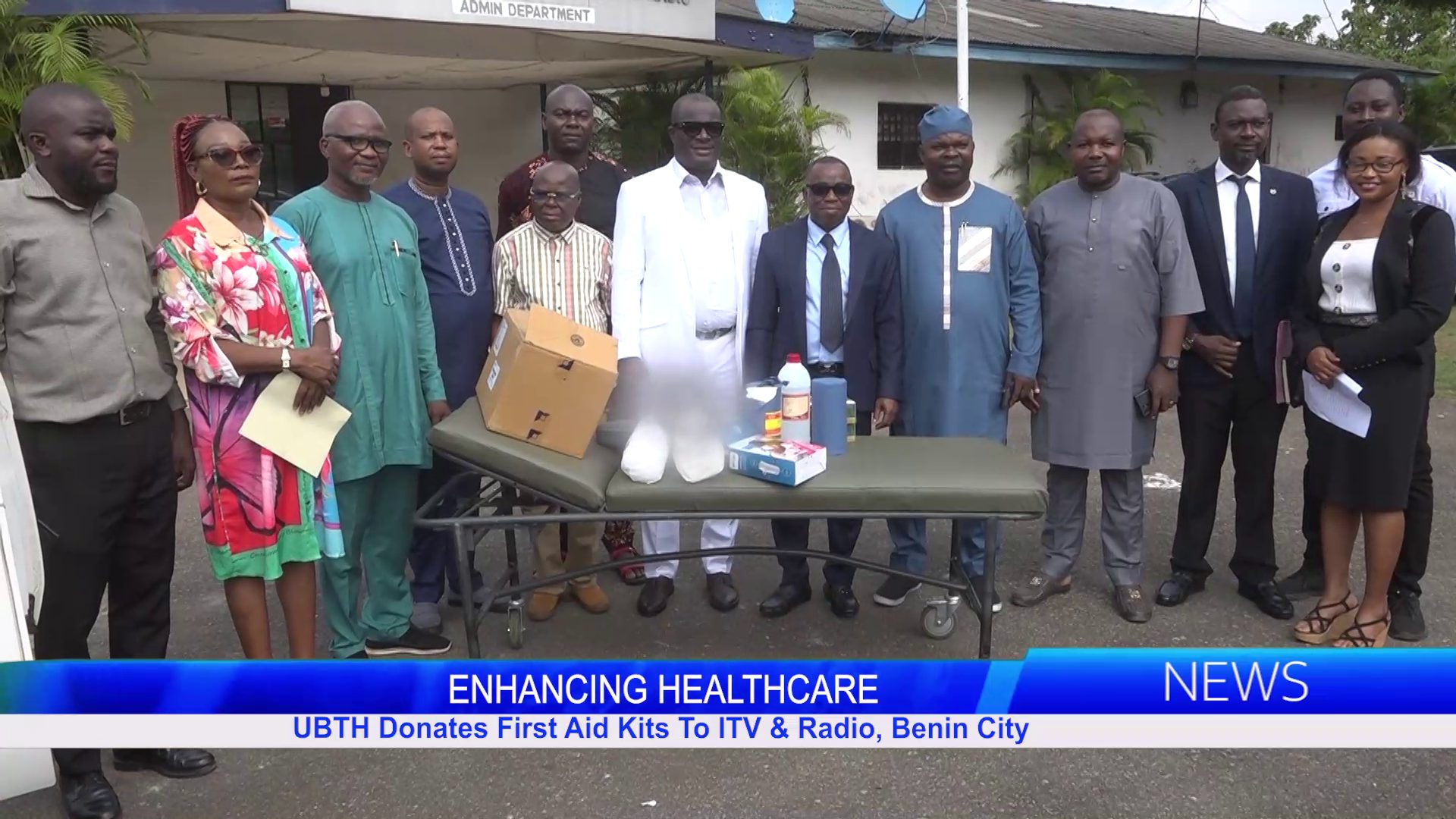 ENHANCING HEALTHCARE: UBTH Donates First Aid Kits To ITV & Radio, Benin City