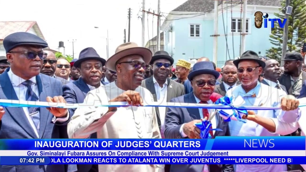 Inauguration Of Judges’ Quarters: Gov. Siminalayi Fubara Assures On Compliance With Supreme Court Judgement