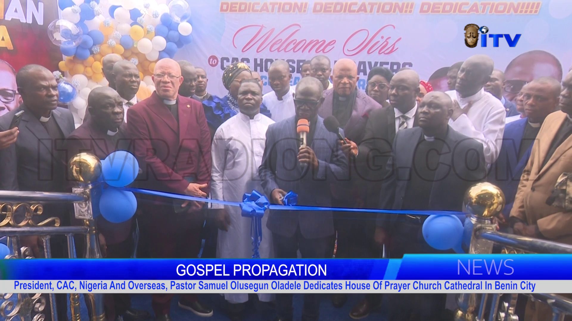 President, CAC, Nigeria And Overseas, Pastor Samuel Olusegun Oladele Dedicates House Of Prayer Church Cathedral In Benin City