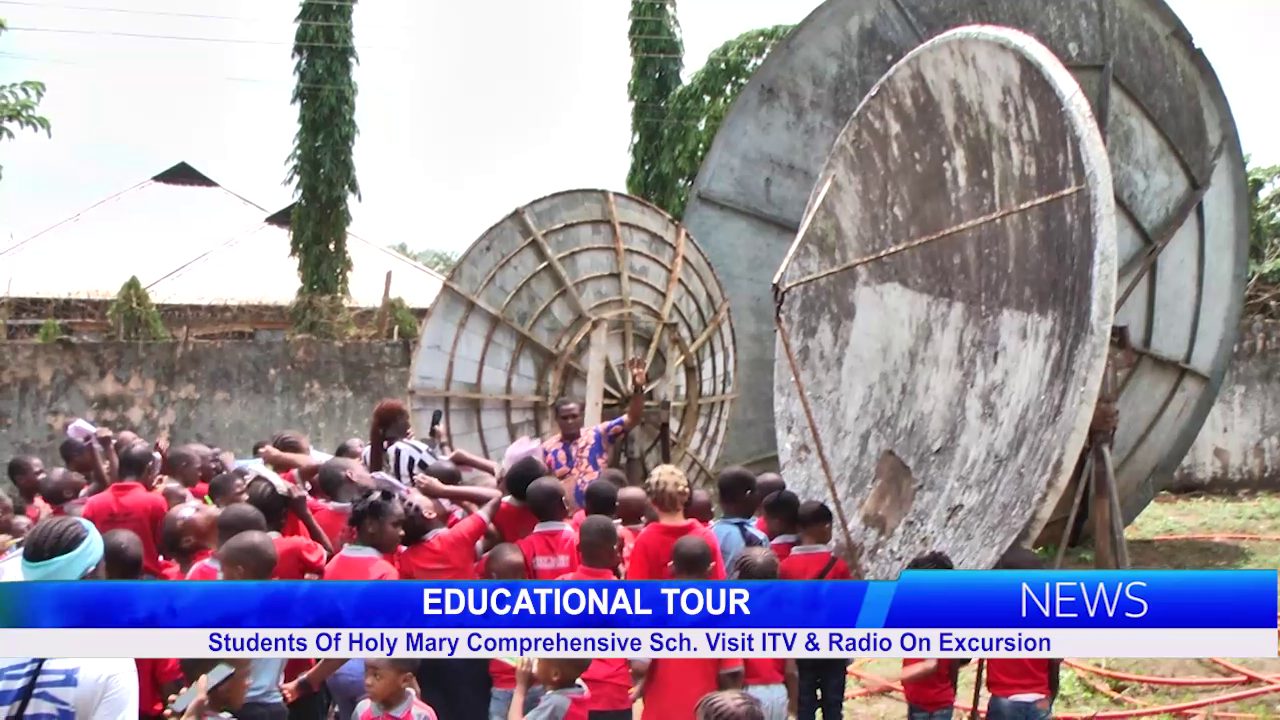 Students Of Holy Mary Comprehensive Sch. Visit ITV & Radio On Excursion