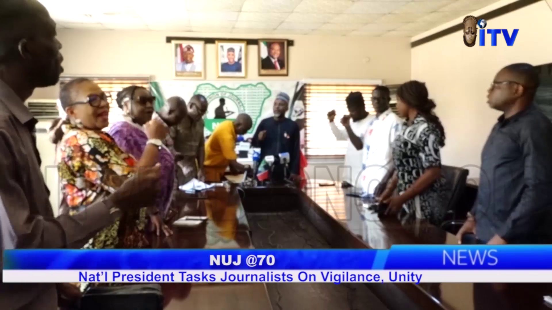 NUJ @70: Nat’l President Tasks Journalists On Vigilance, Unity