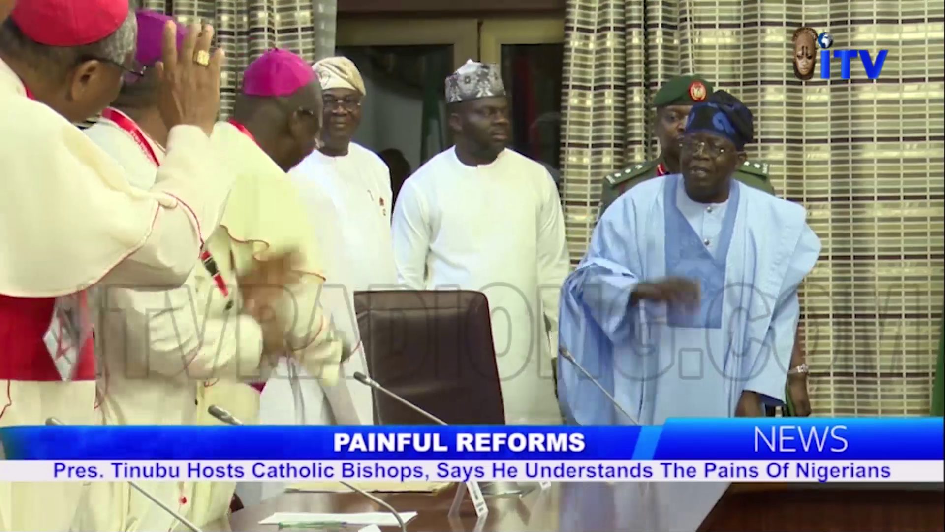 Painful Reforms: Pres, Tinubu Hosts Catholic Bishops, Says He Understands The Pains Of Nigerians