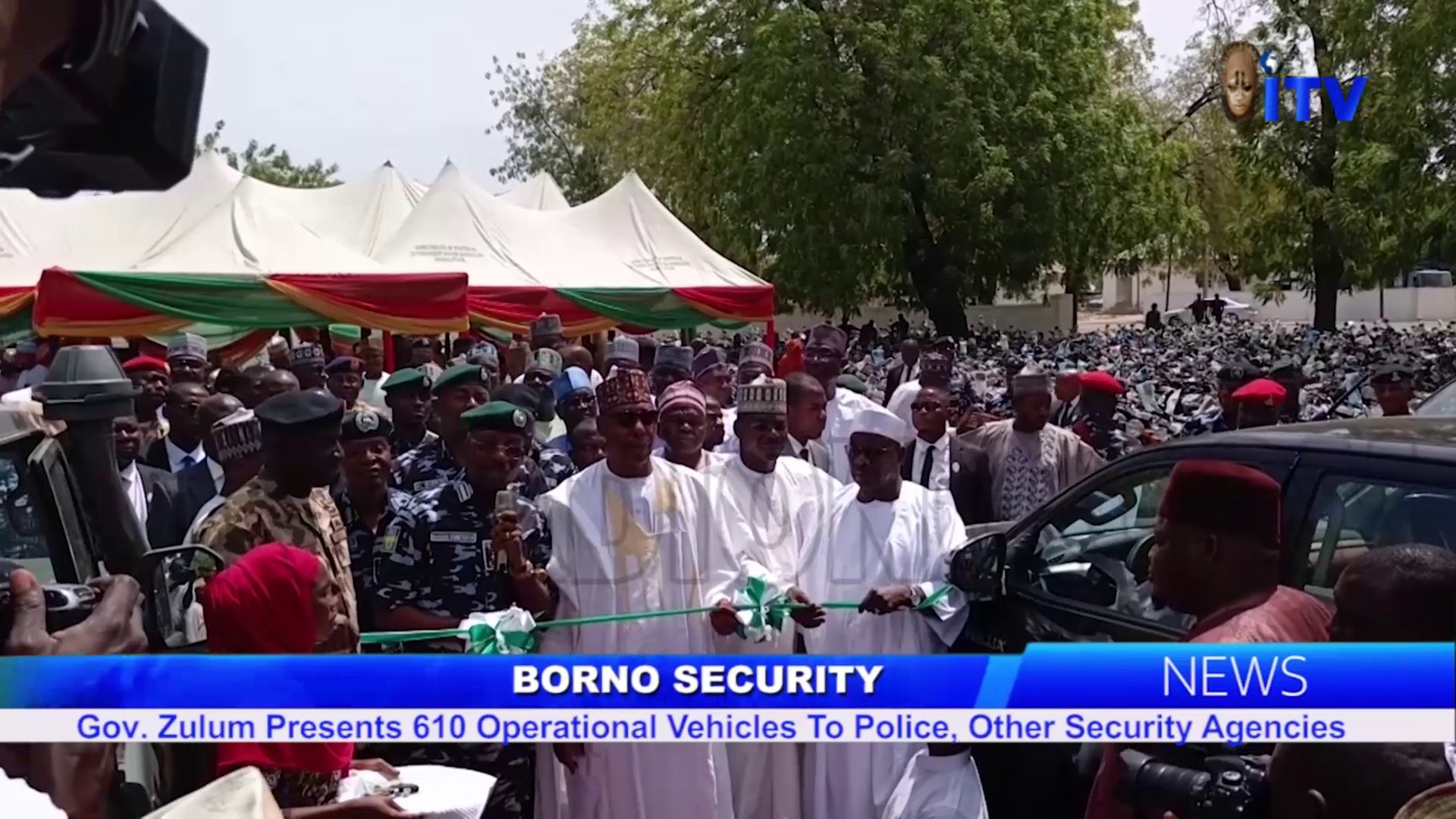 Borno Security: Gov. Zulum Presents 610 Operational Vehicles To Police, Other Security Agencies