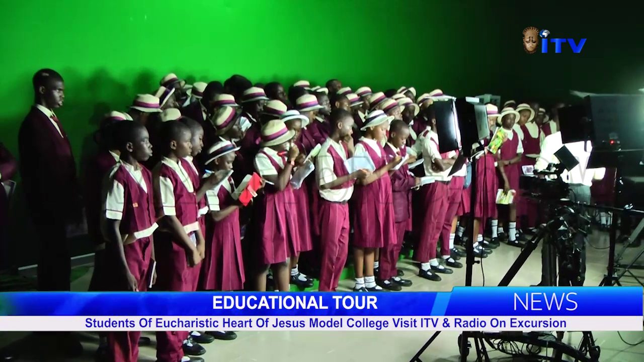 Students Of Eucharistic Heart of Jesus Model College Visit ITV & Radio On Excursion