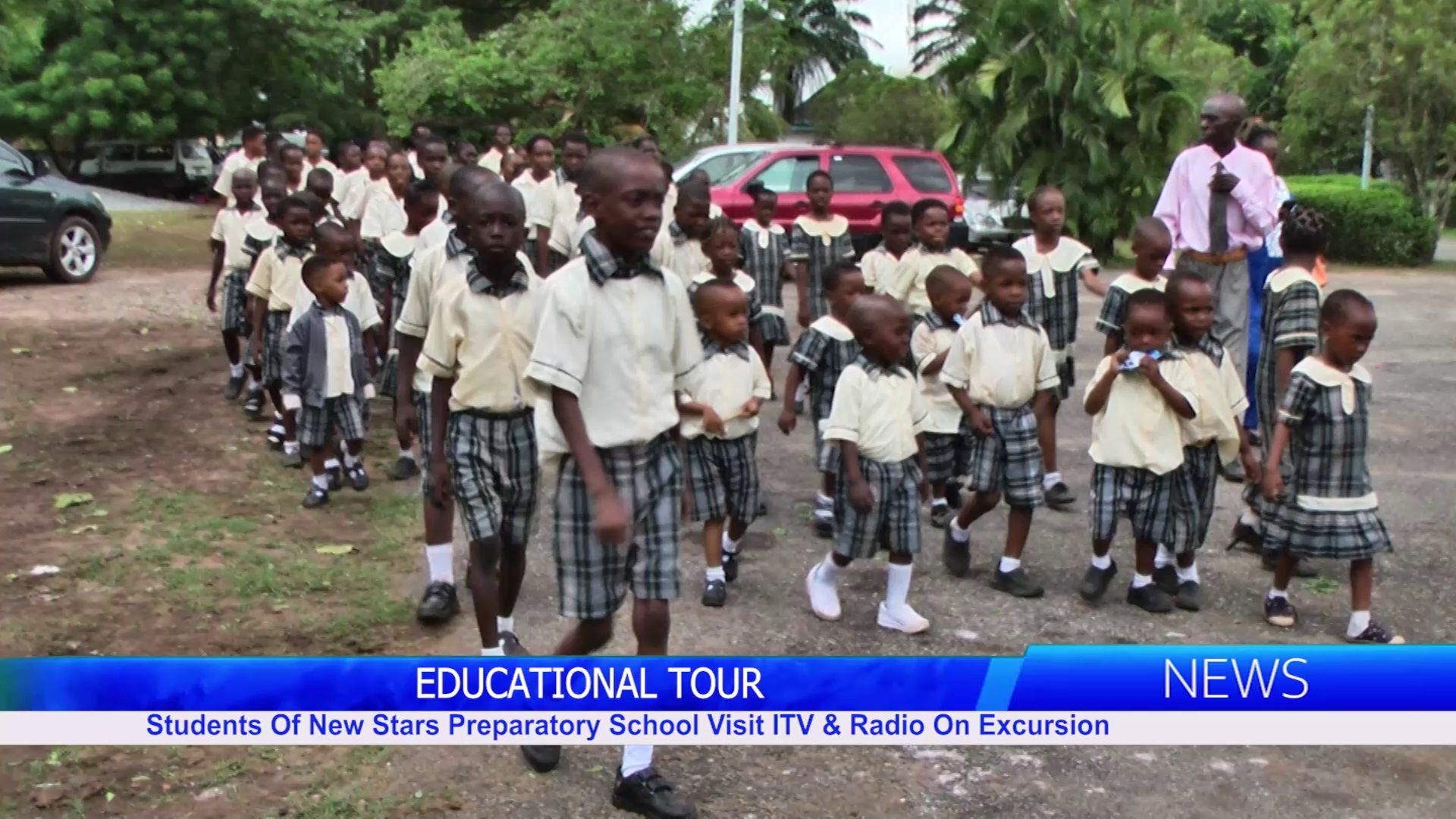 Students Of New Stars Preparatory School Visit ITV & Radio On Excursion